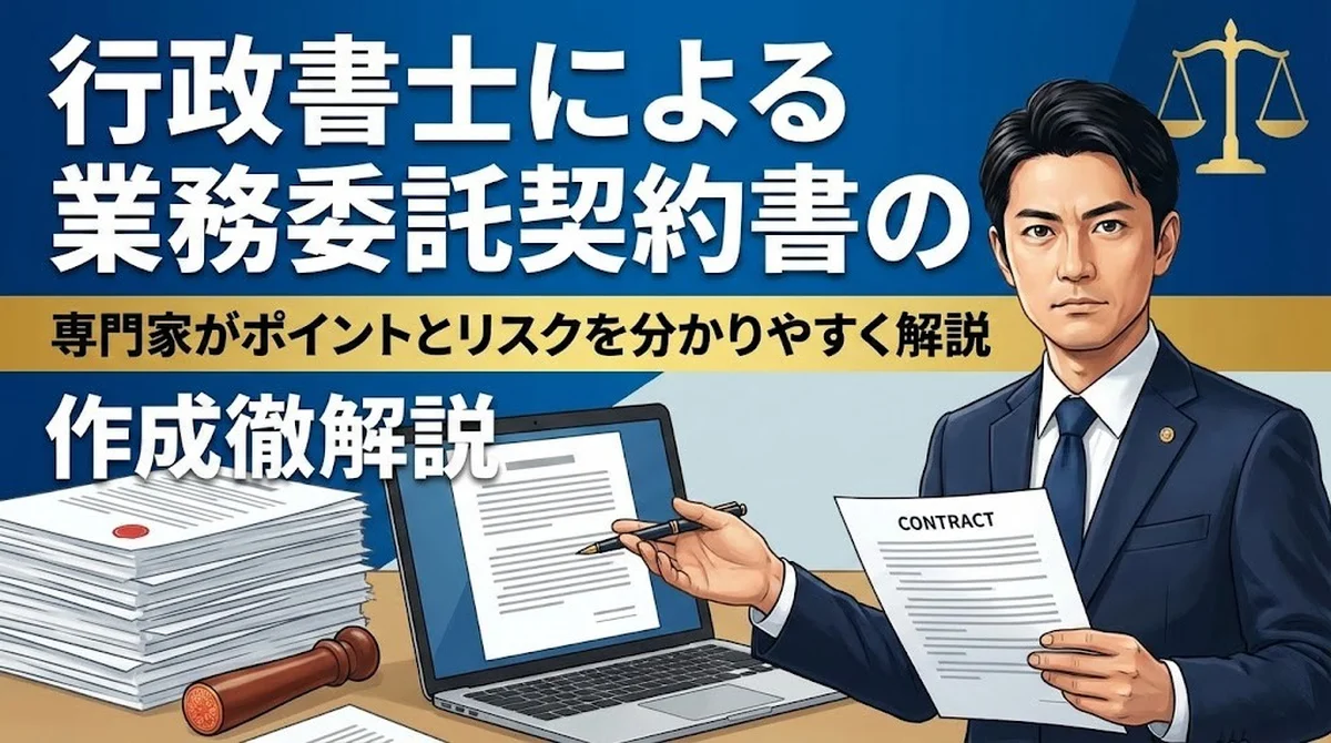 行政書士による業務委託契約書の作成徹底解説