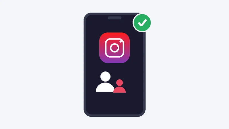 永久停止されていたInstagramアカウントが復活したことを表すイラスト
